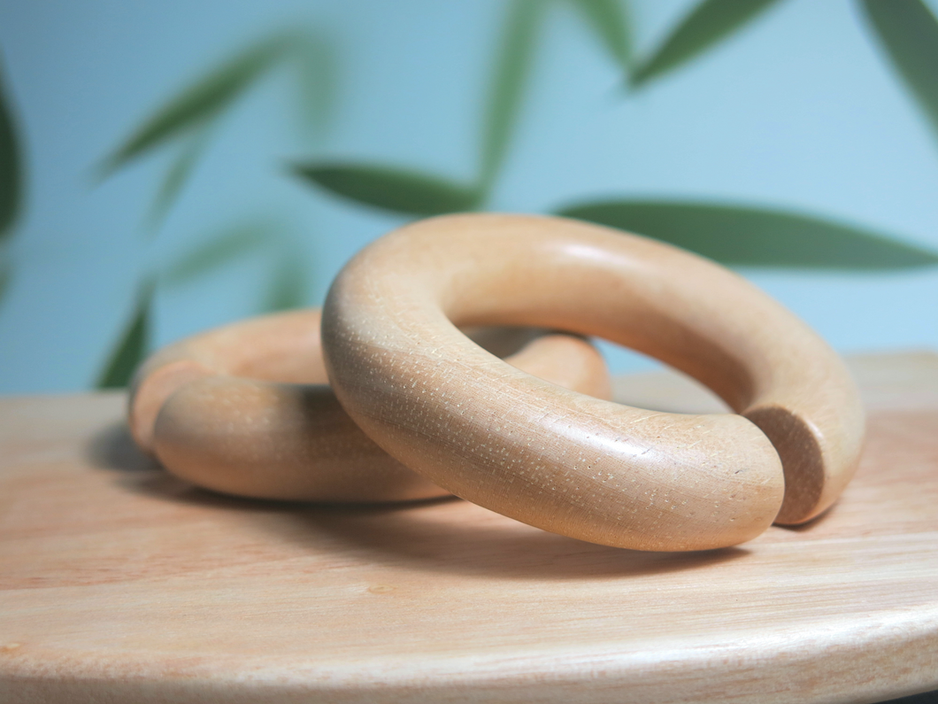 Hevea Wood Large Hoops