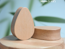 Load image into Gallery viewer, Hevea Wood Classic Teardrop Plugs
