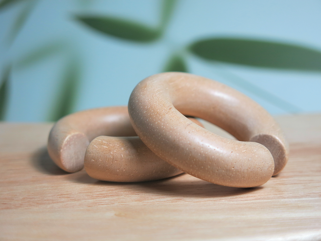 Hevea Wood Medium Hoops