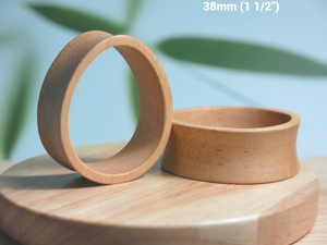 Hevea Wood Oval Teardrop Tunnels