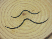 Load image into Gallery viewer, Buffalo Horn Septum Mustache Tusks