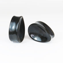 Load image into Gallery viewer, Buffalo Horn Classic Concave Teardrop Plugs