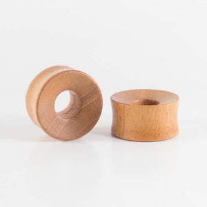 Bronze Wood Double Flared, Thick, Tunnels