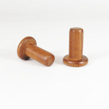 Load image into Gallery viewer, Fijian Mahogany Labret Plugs