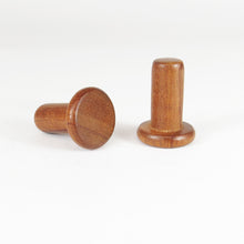 Load image into Gallery viewer, Fijian Mahogany Labret Plugs