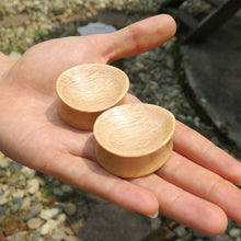 Load image into Gallery viewer, Hevea Wood Concave Oval Teardrop Plugs