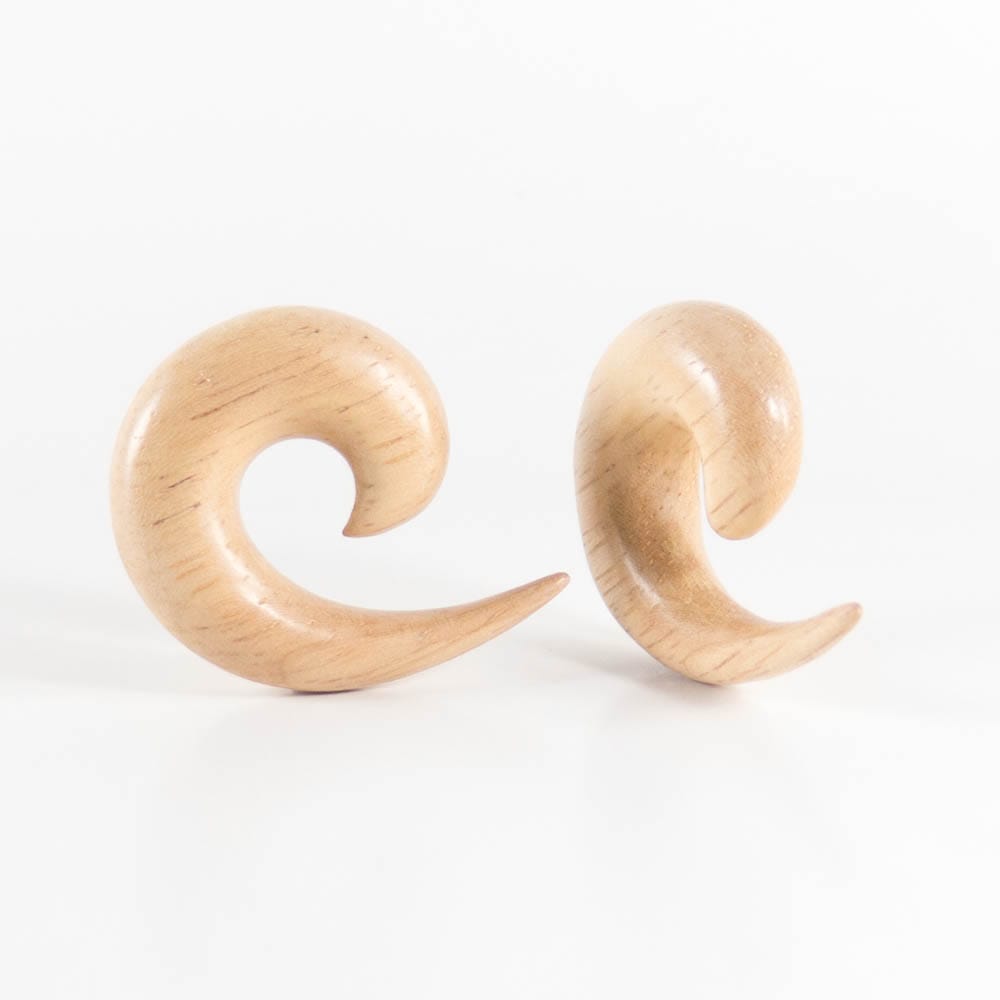 White Wood Ear Spirals